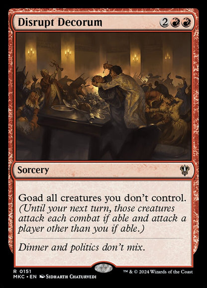 Disrupt Decorum mkc 151
