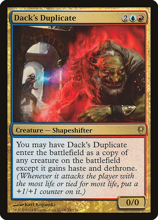 Dack's Duplicate cns 43