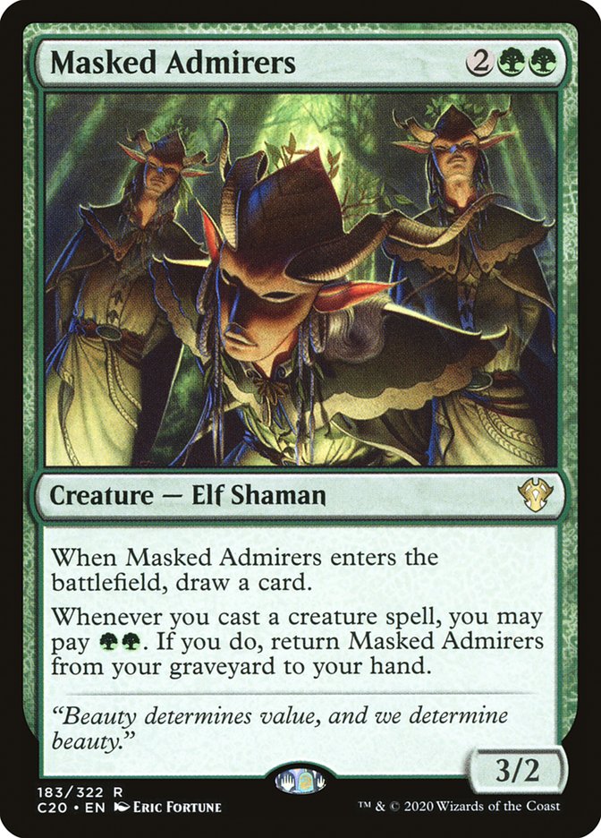 Masked Admirers – Moon MTG