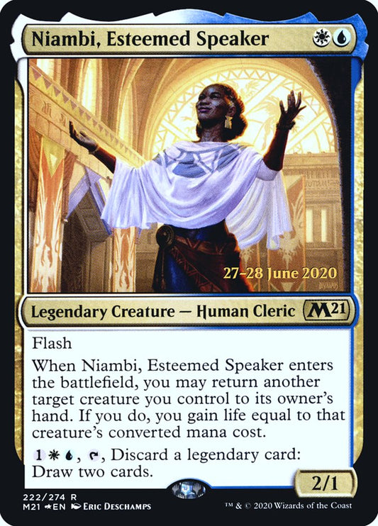 Niambi, Esteemed Speaker pm21 222s