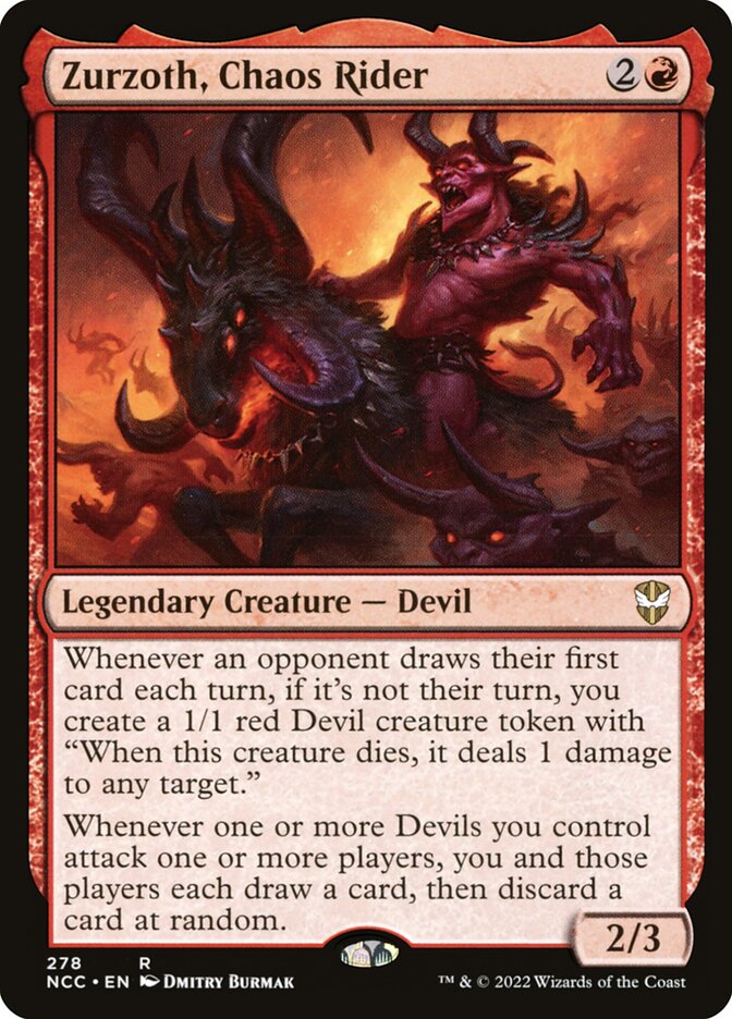 Zurzoth, Chaos Rider ncc 278