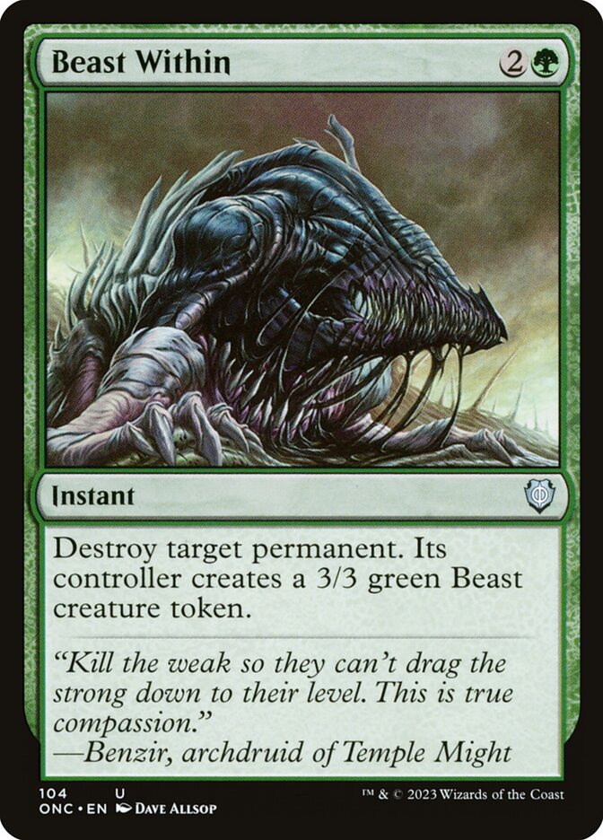 Beast Within onc 104