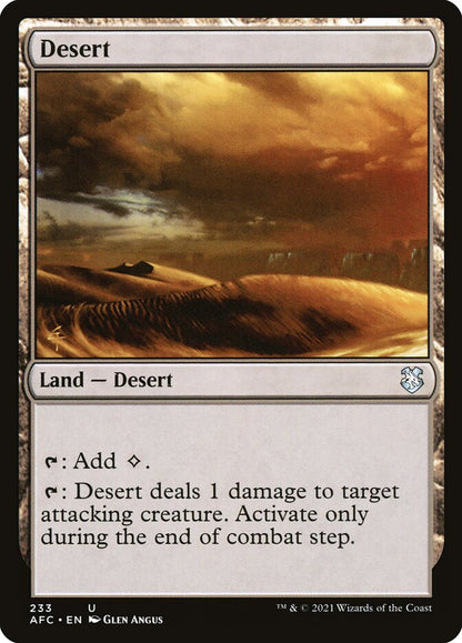Desert afc 233