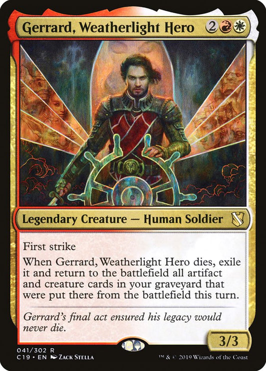 Gerrard, Weatherlight Hero c19 41