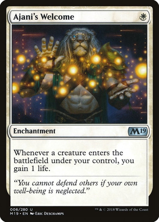 Ajani's Welcome m19 6