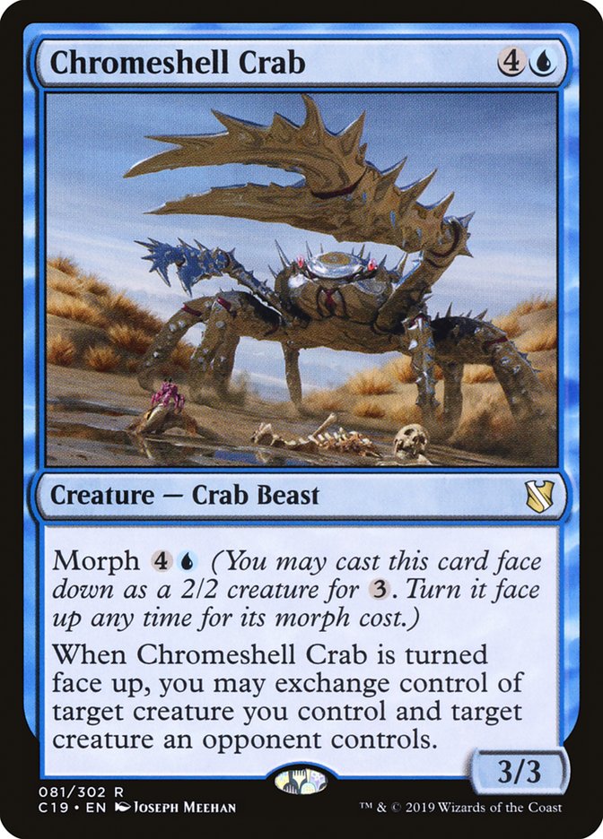 Chromeshell Crab c19 81