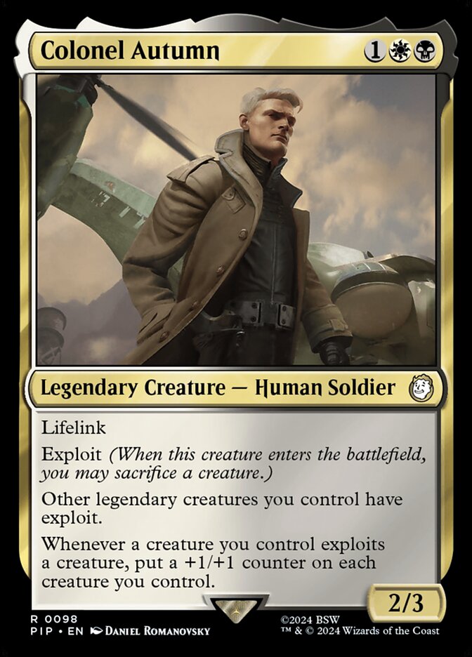 Colonel Autumn pip 98