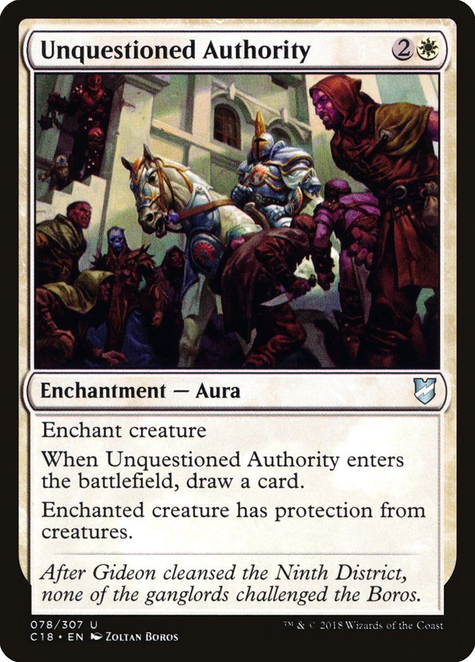 Unquestioned Authority c18 78
