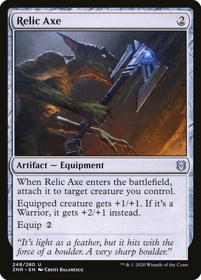 Relic Axe znr 248
