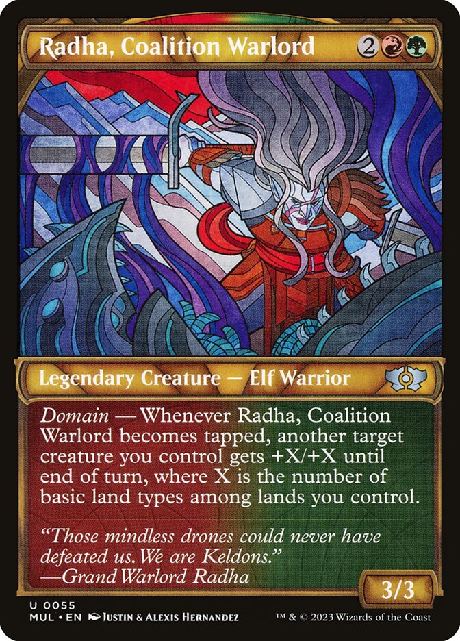 Radha, Coalition Warlord mul 55