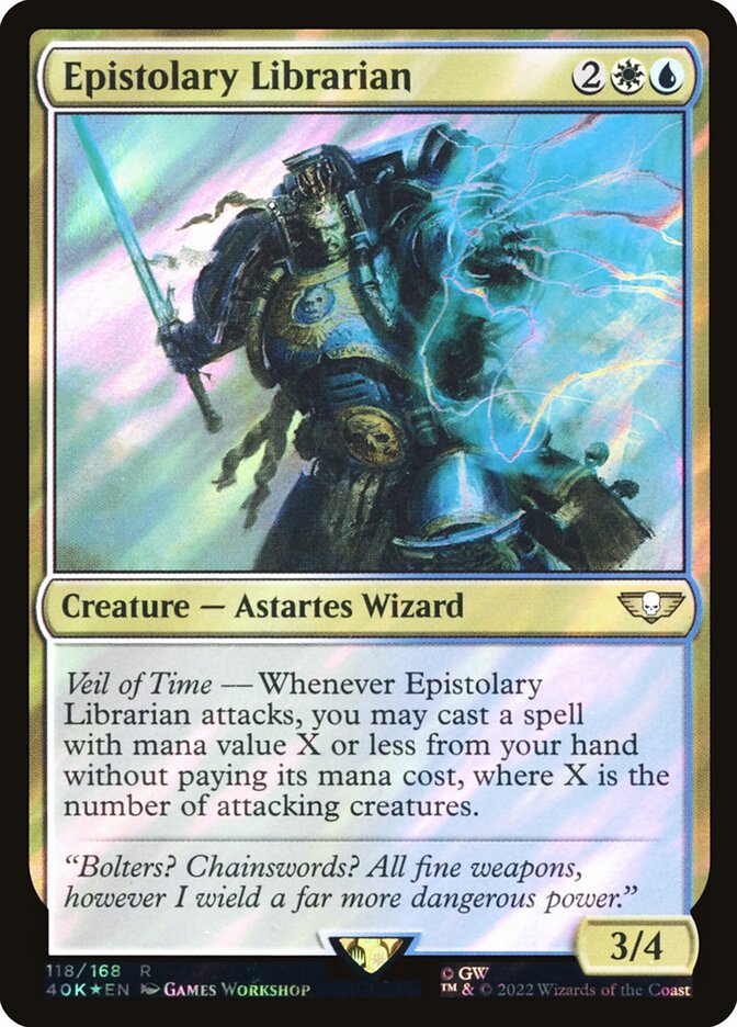 Epistolary Librarian 40k 118★
