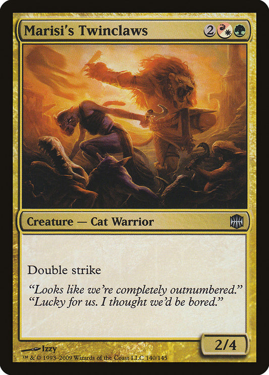 Marisi's Twinclaws arb 140