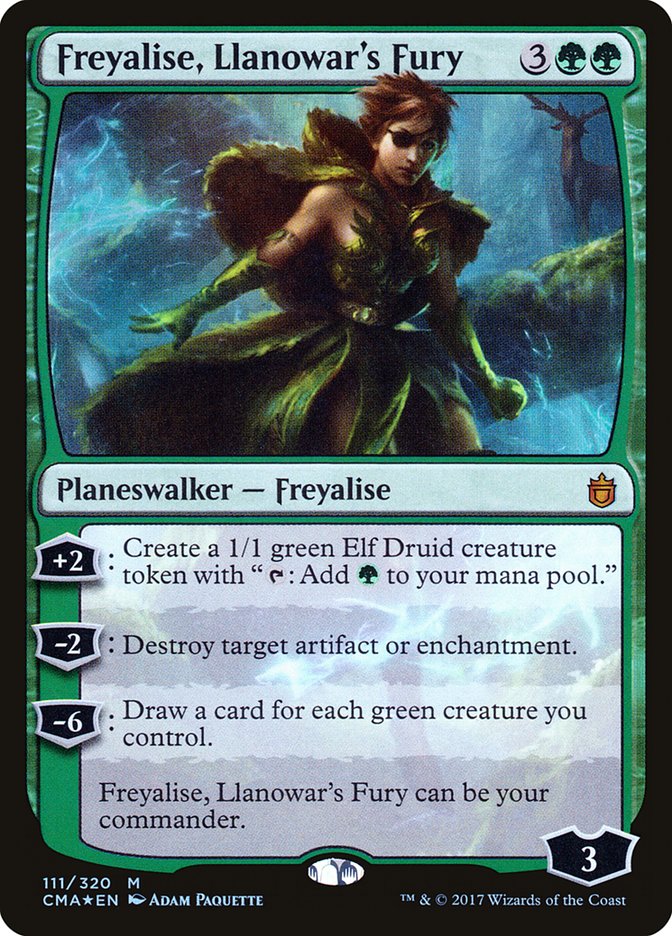 Freyalise, Llanowar's Fury cma 111