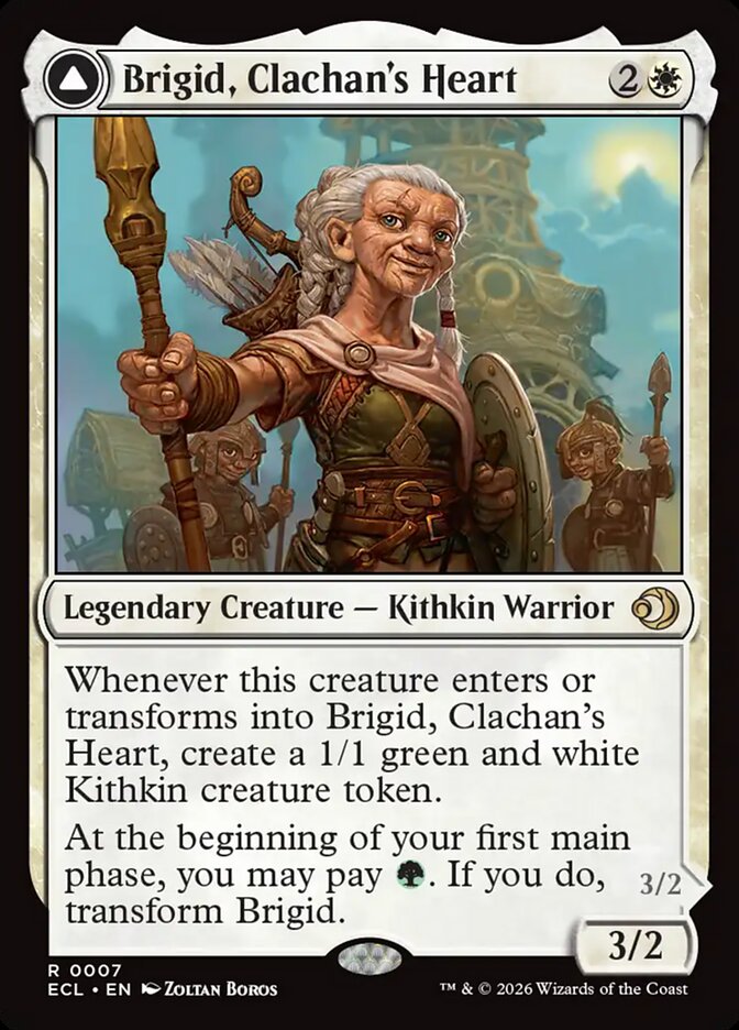 Brigid, Clachan's Heart // Brigid, Doun's Mind ecl 7