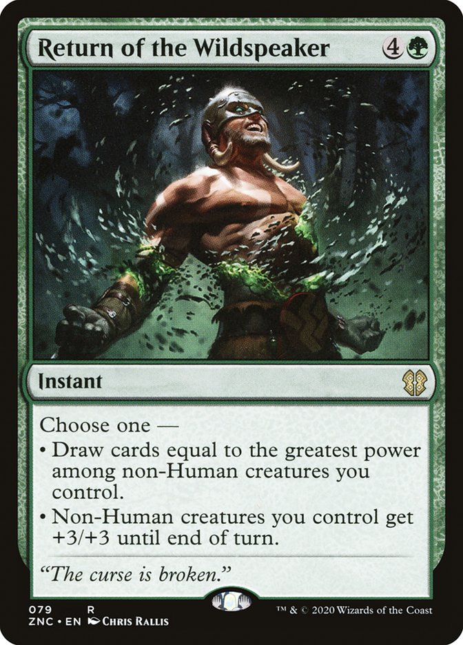 Return of the Wildspeaker znc 79