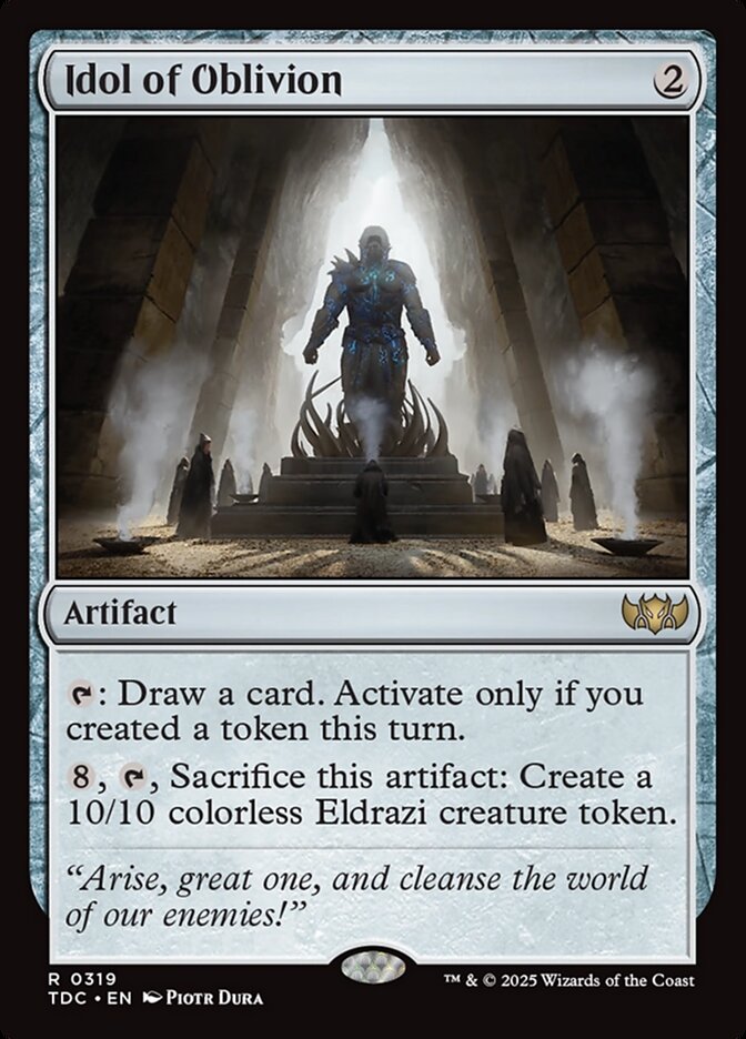 Idol of Oblivion tdc 319