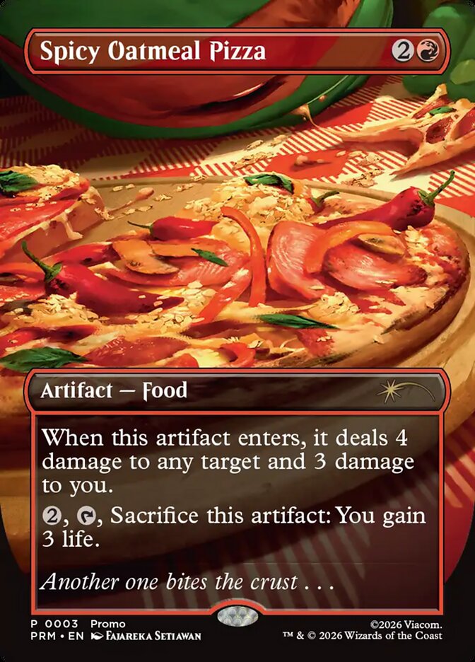 Spicy Oatmeal Pizza pw26 7