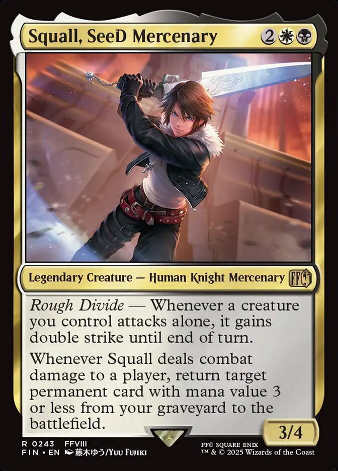 Squall, SeeD Mercenary fin 243
