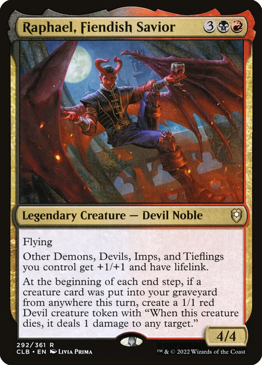 Raphael, Fiendish Savior clb 292