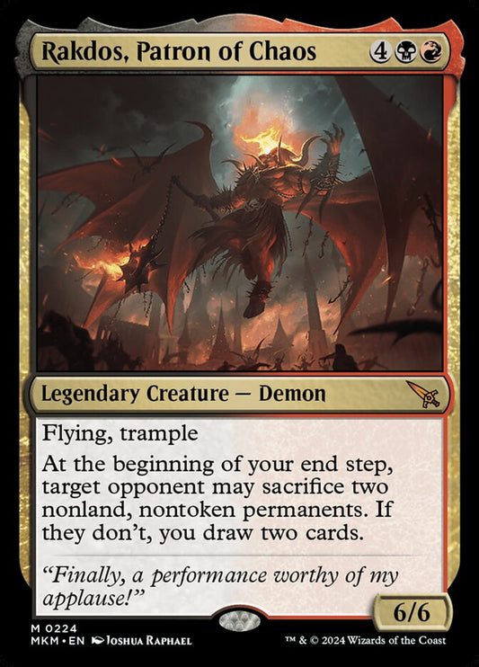 Rakdos, Patron of Chaos mkm 224