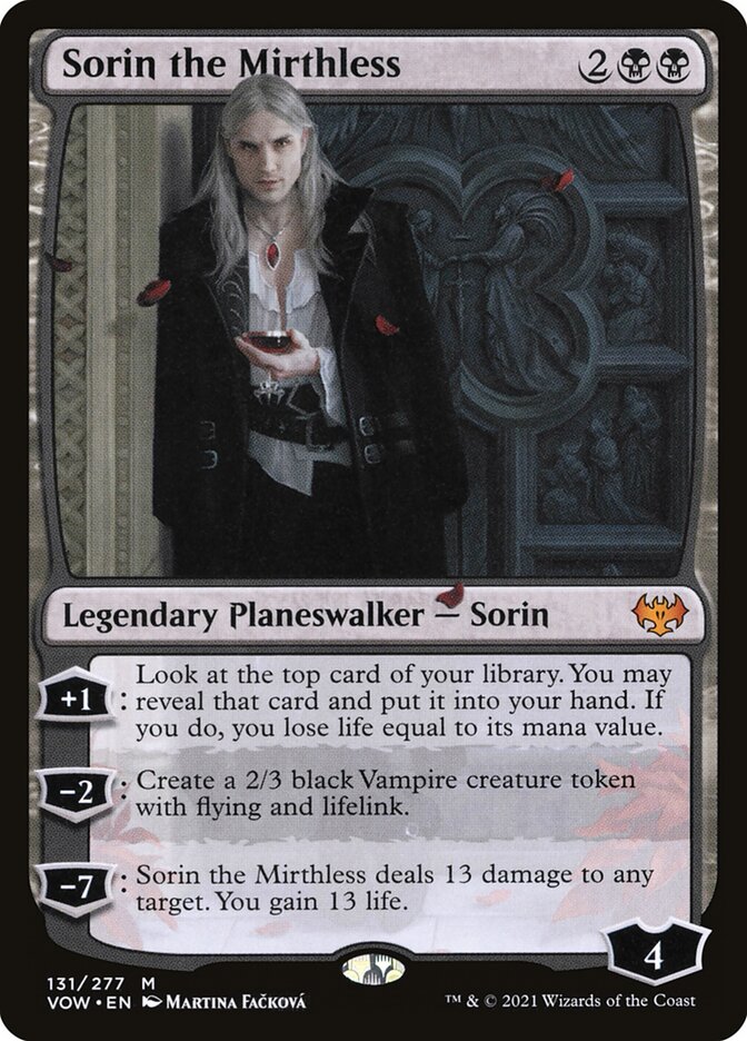 Sorin the Mirthless vow 131