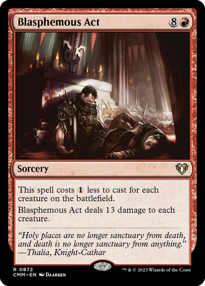 Blasphemous Act cmm 872