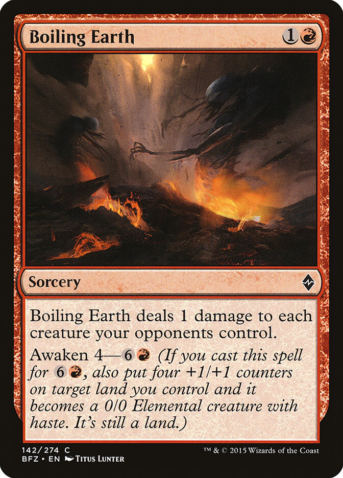 Boiling Earth bfz 142