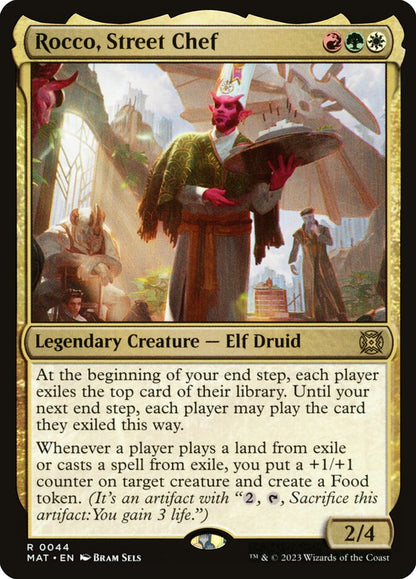 Rocco, Street Chef mat 44