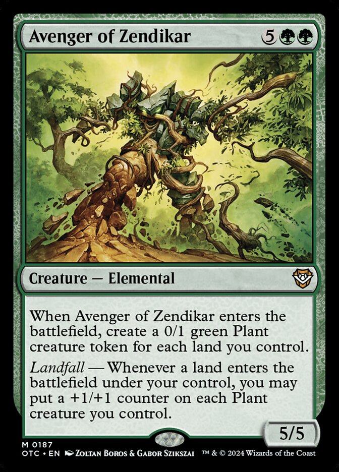 Avenger of Zendikar otc 187