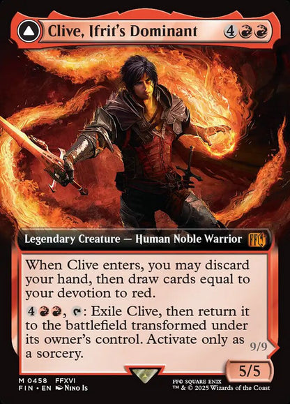 Clive, Ifrit's Dominant // Ifrit, Warden of Inferno fin 458