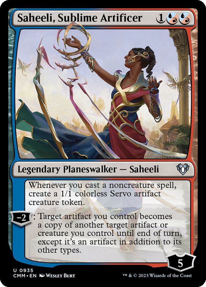 Saheeli, Sublime Artificer cmm 935