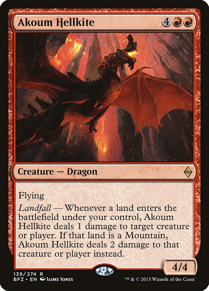 Akoum Hellkite bfz 139