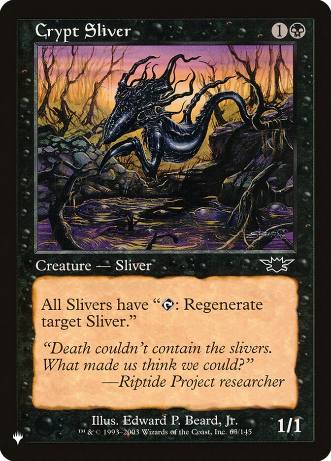 Crypt Sliver plst LGN-63