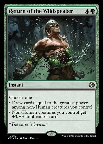 Return of the Wildspeaker lcc 252