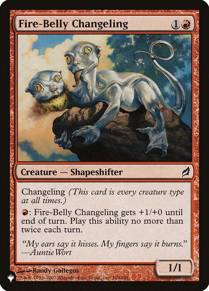 Fire-Belly Changeling plst LRW-164