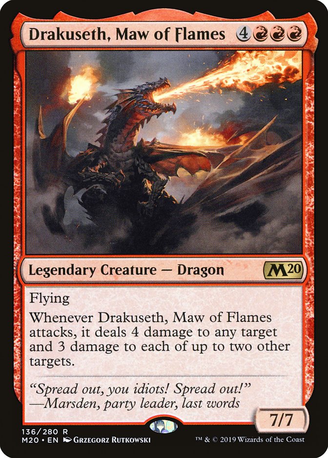 Drakuseth, Maw of Flames m20 136