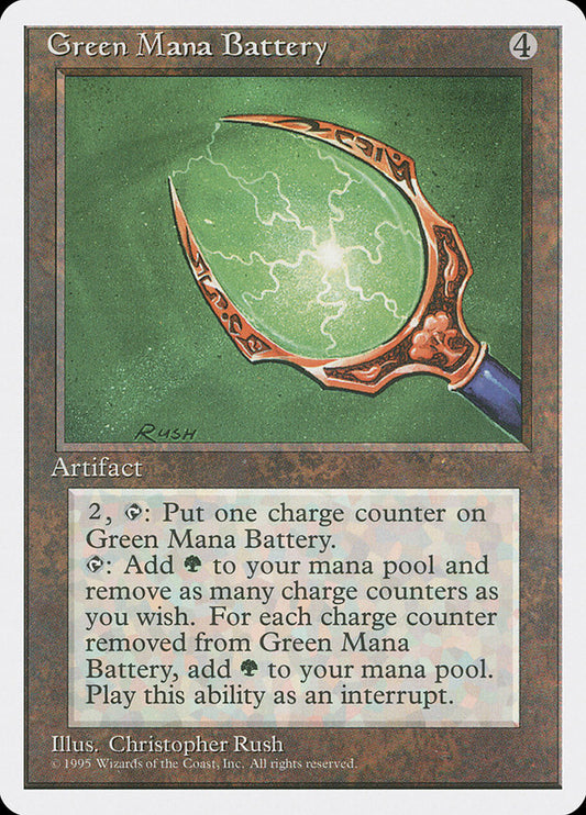 Green Mana Battery 4ed 323