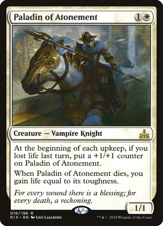 Paladin of Atonement rix 16