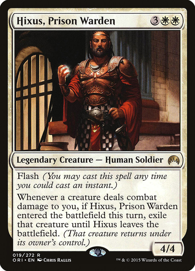 Hixus, Prison Warden ori 19