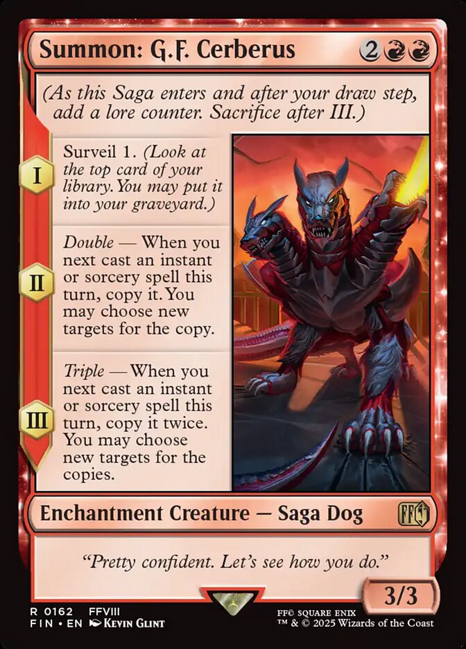 Summon: G.F. Cerberus fin 162