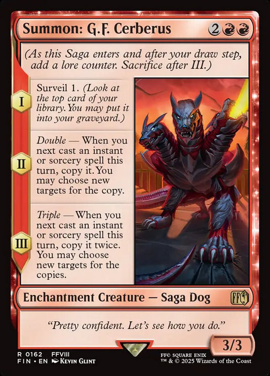 Summon: G.F. Cerberus fin 162