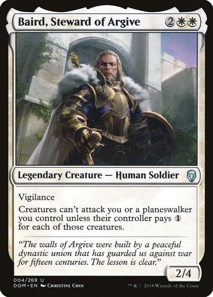 Baird, Steward of Argive dom 4