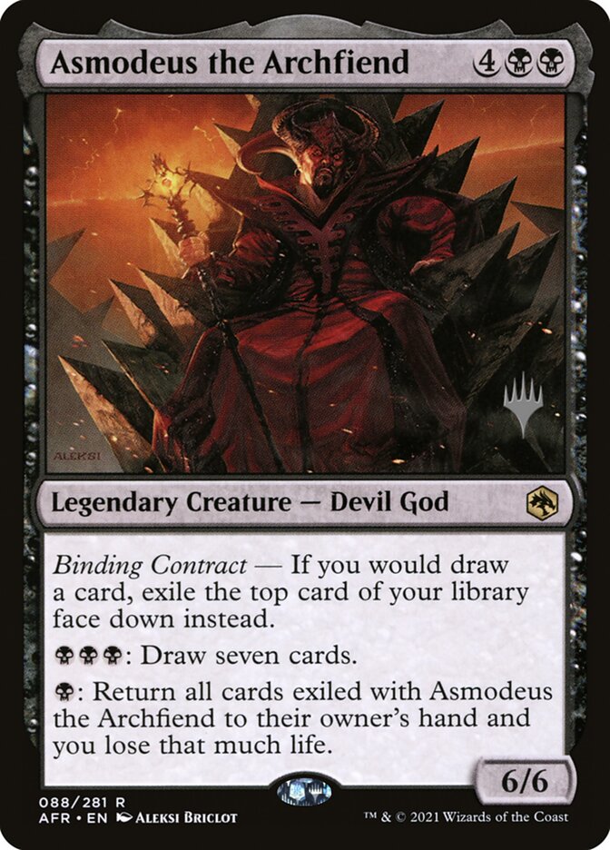Asmodeus the Archfiend pafr 88p