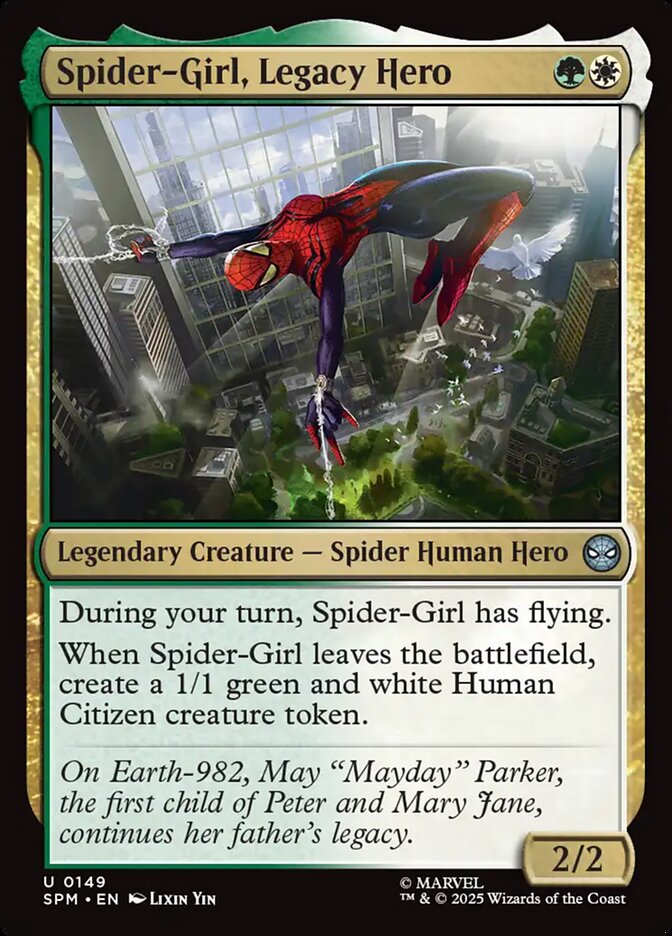 Spider-Girl, Legacy Hero spm 149