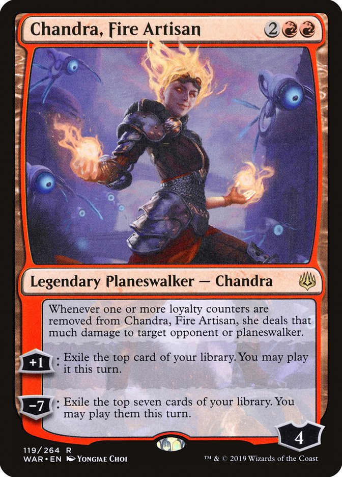 Chandra, Fire Artisan war 119