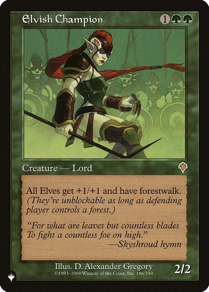 Elvish Champion plst INV-186