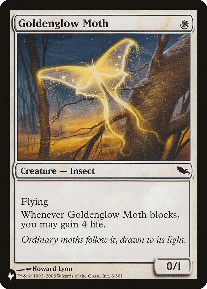 Goldenglow Moth plst SHM-6