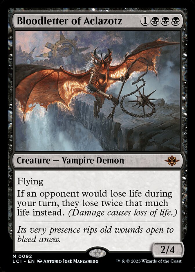 Bloodletter of Aclazotz lci 92
