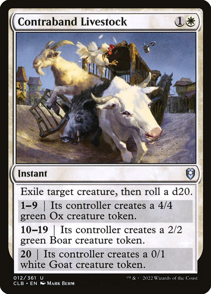 Contraband Livestock clb 12
