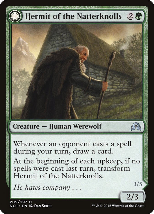 Hermit of the Natterknolls // Lone Wolf of the Natterknolls soi 209